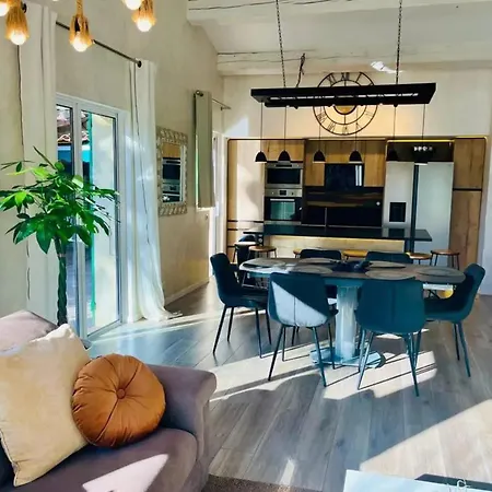 Maison Conviviale A Avec Piscine A Debordement *