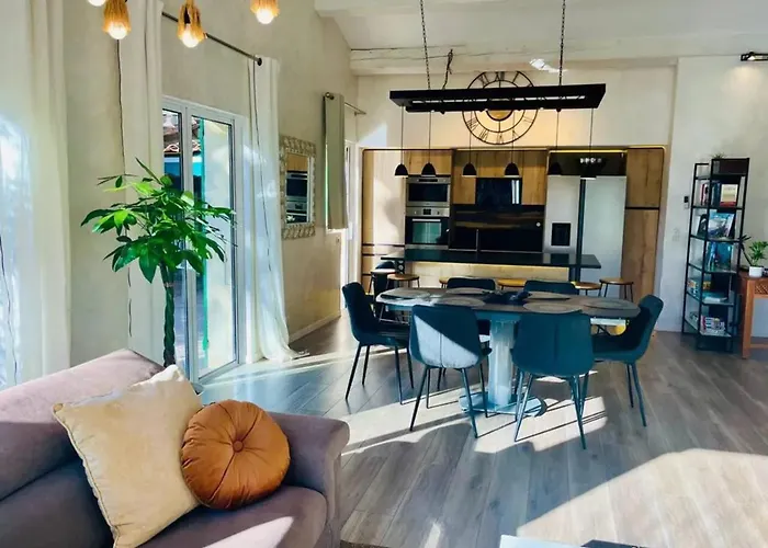 Maison Conviviale A Avec Piscine A Debordement *